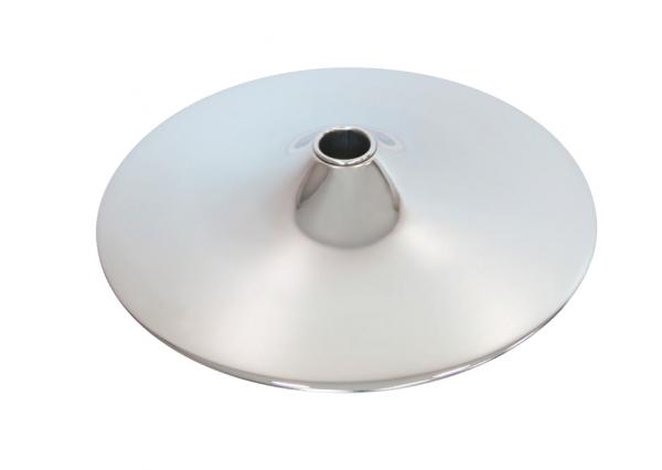 Chromed round metal base FOCUS 50 Ø 500